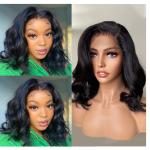 T frontal body wave unit hair blend 12inches